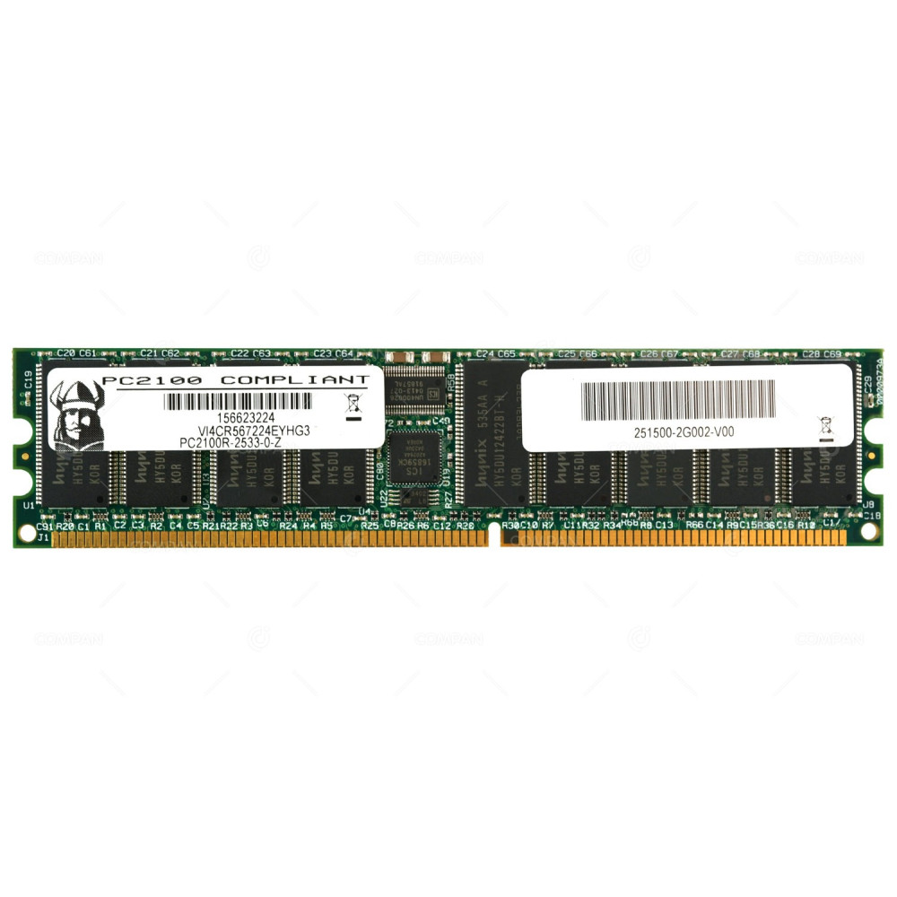 VI4CR567224EYHG3 VIKING MEMORY 2GB PC2100R-2533-0-Z 184-PIN ECC-REG RDIMM DDR 251500-2G002-V00